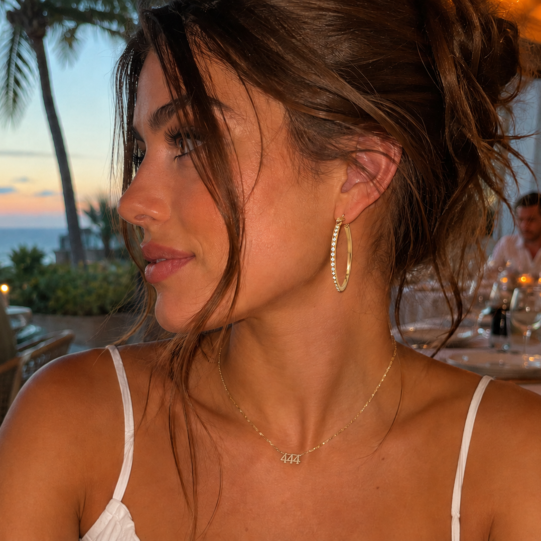 Crystal Kiss Hoops