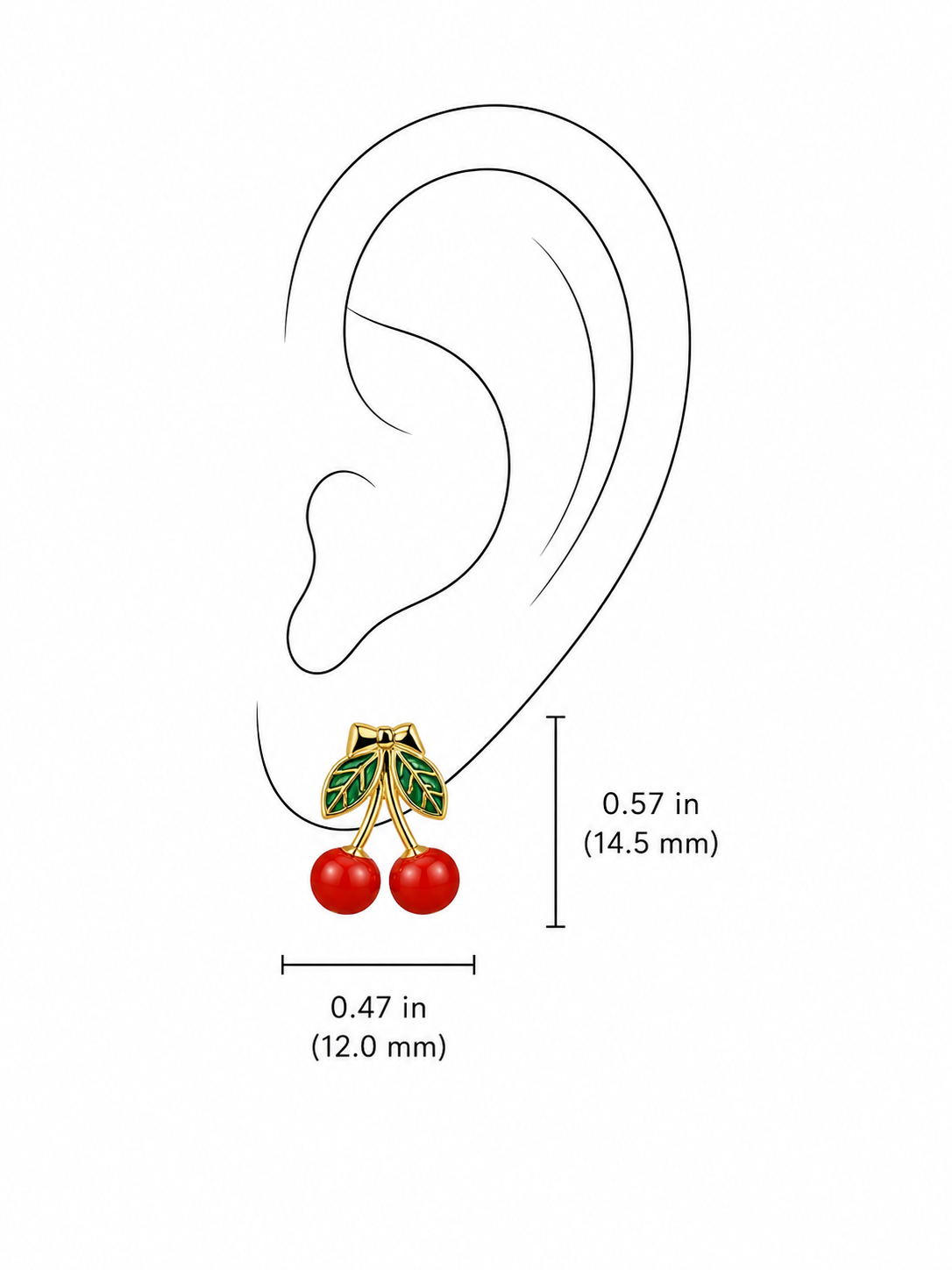 Sweet Cherry Earrings