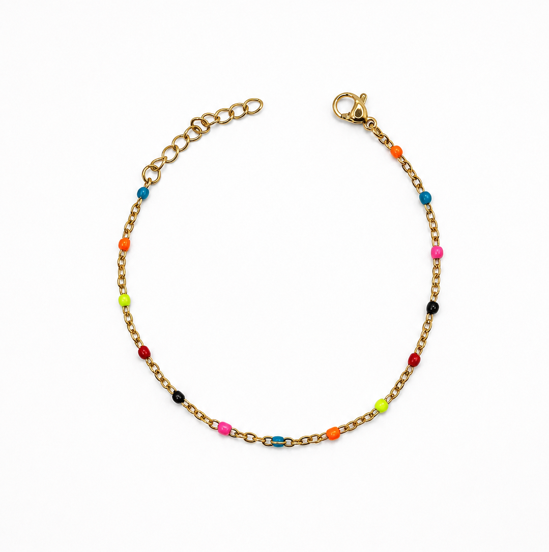 Maddie Bead Rainbow Bracelet