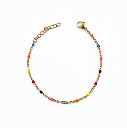 Maddie Bead Rainbow Bracelet