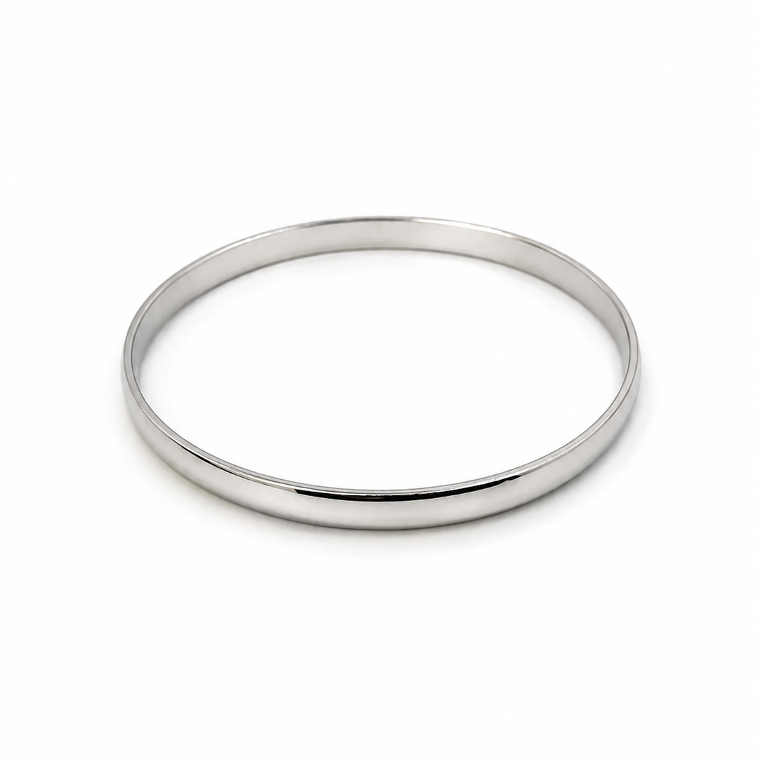 Silvia Silver Bangle