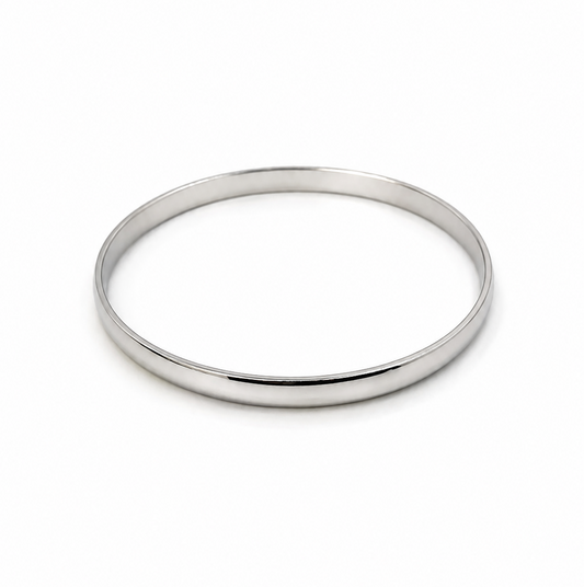 Silvia Silver Bangle