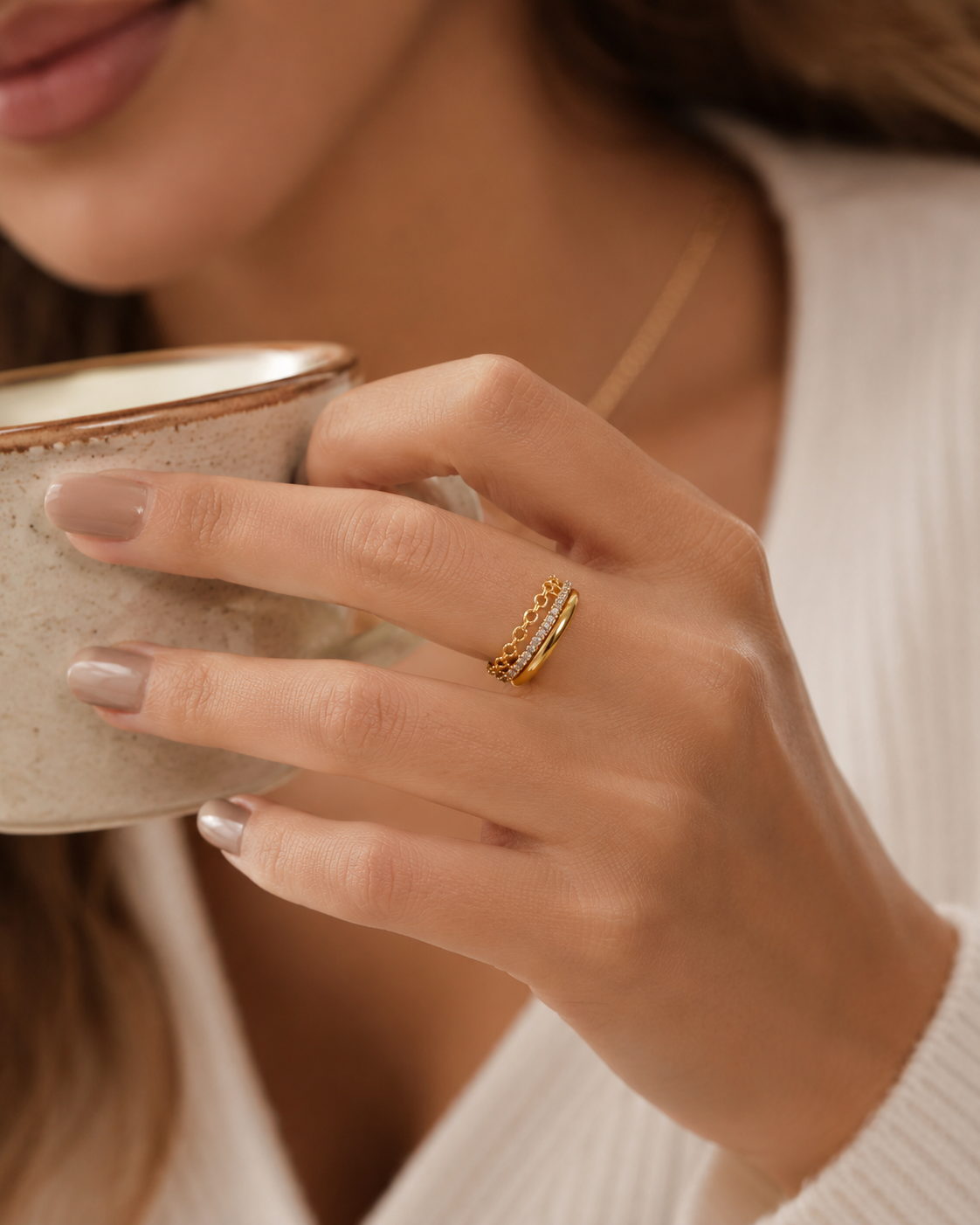 Three Sisters ring - size 8