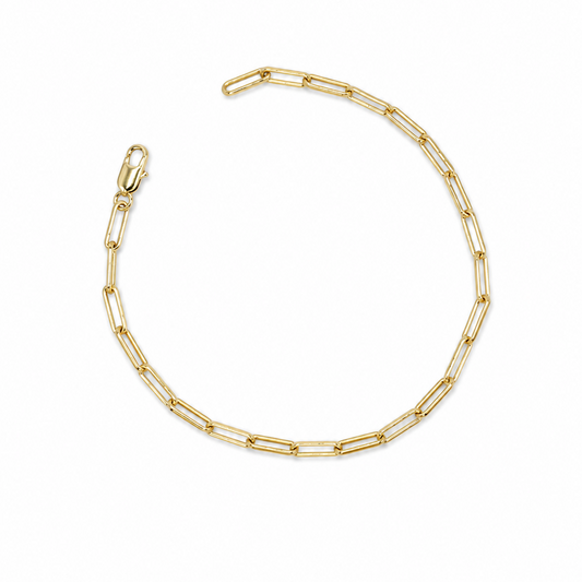 Lili Paperclip 14k Bracelet