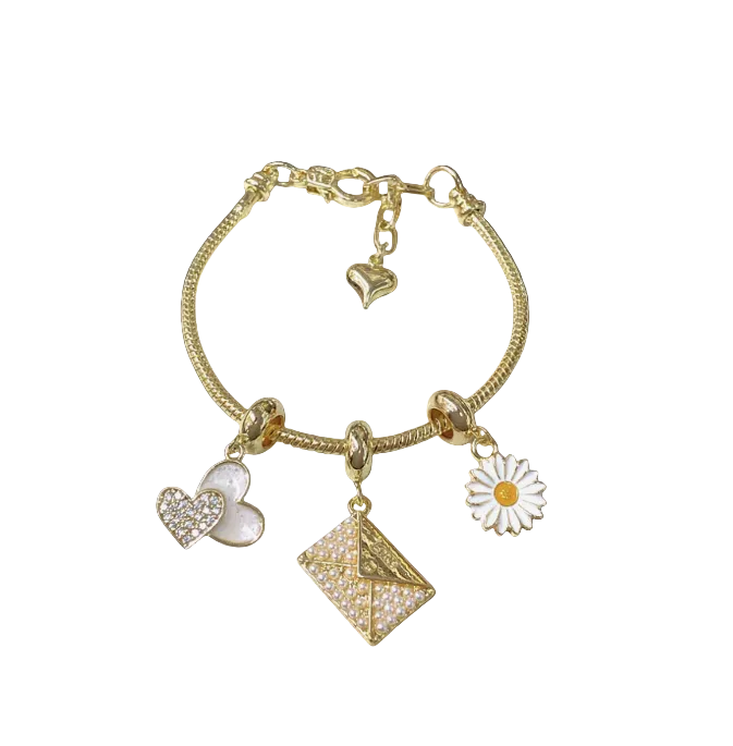 Love in Bloom Charm Bracelet