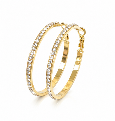 Clou Pave Hoops