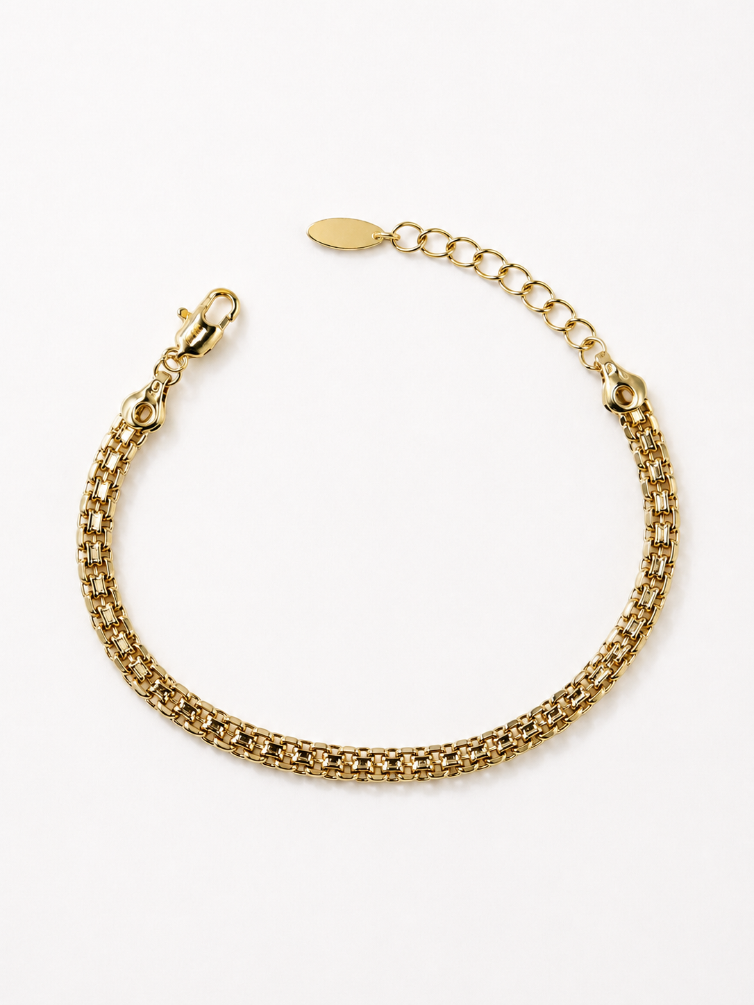 Size 7 Verona Woven Chain Bracelet