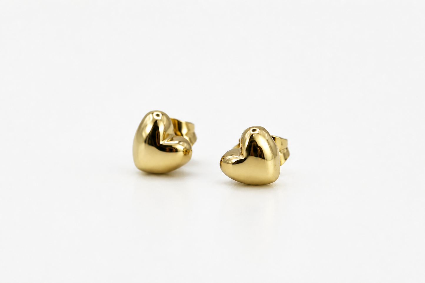 Heart of Gold Studs