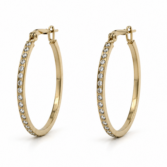Crystal Kiss Hoops