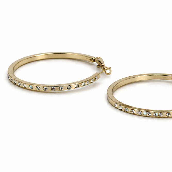 Crystal Kiss Hoops