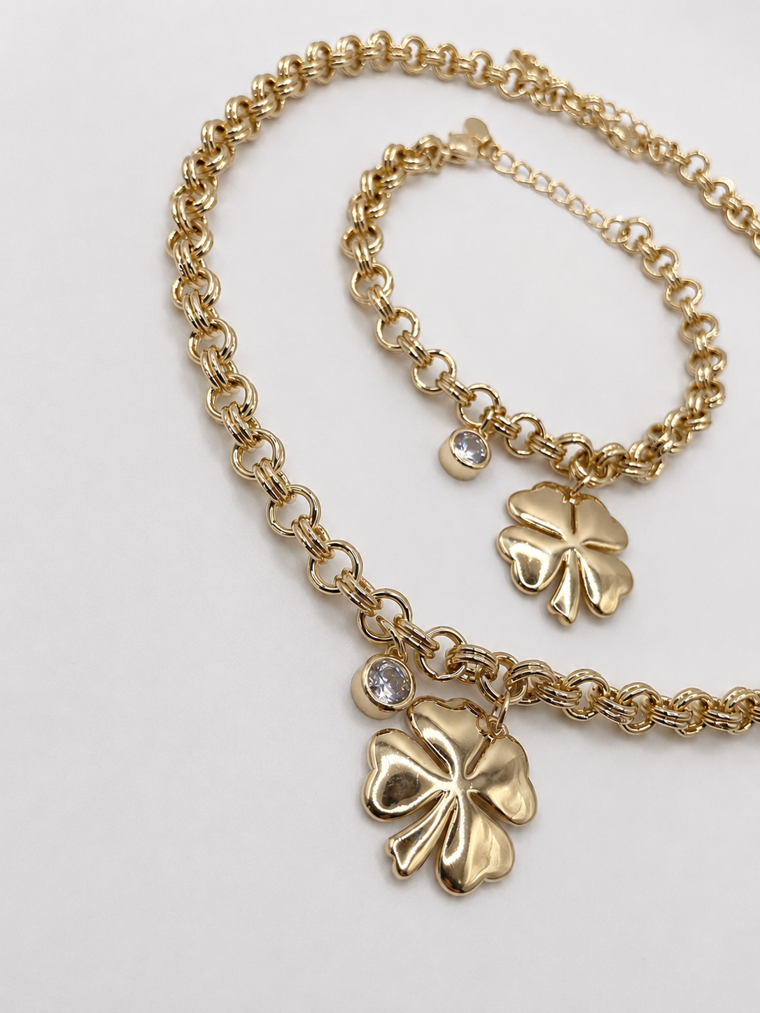 Lucky You Necklace & Bracelet Set