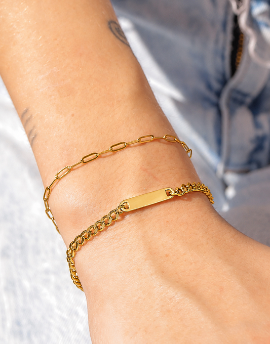 Lili Paperclip Stainless Steel Bracelet