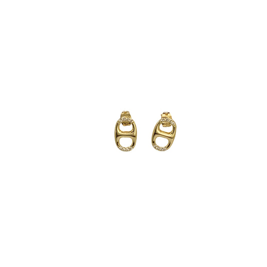 Golden Tab Earrings