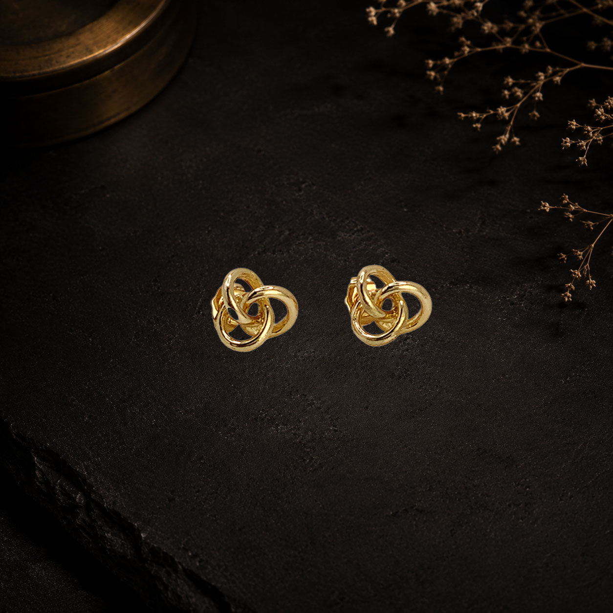 Linked Luxe Studs