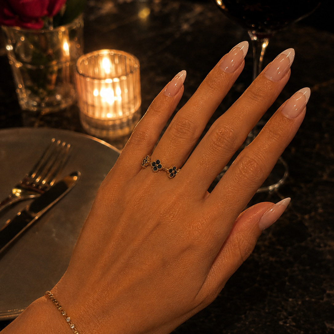Midnight Lucky Ring